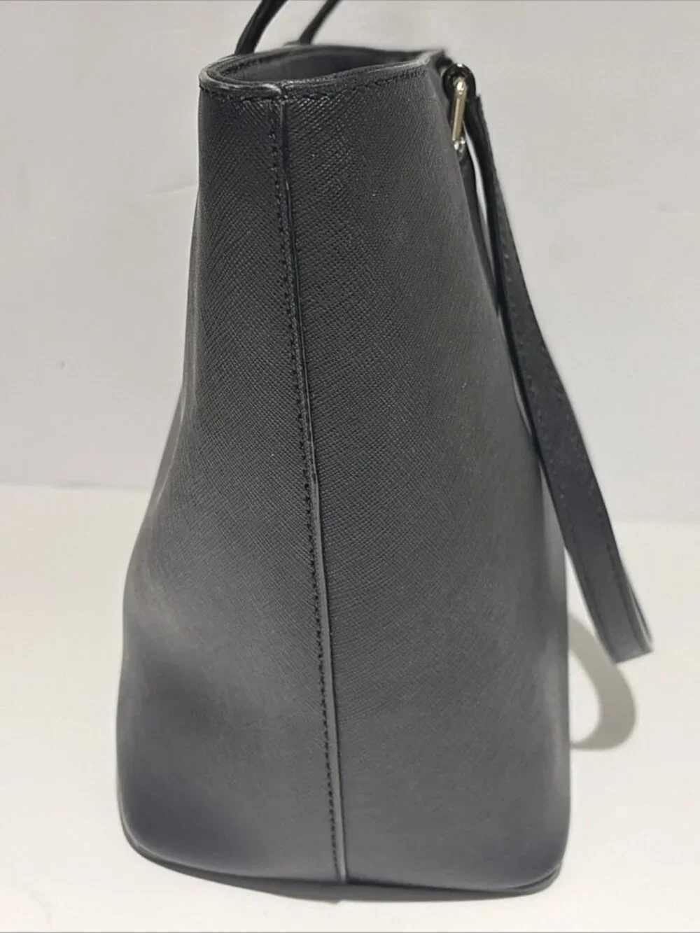 Kate Spade Laurel Way Medium Dally Saffiano Leather Tote Shoulder Bag Black EUC